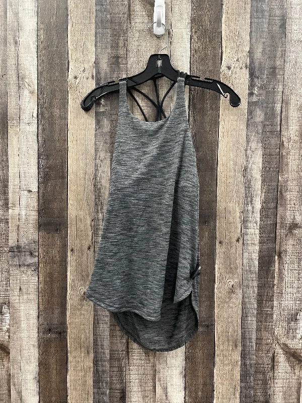 Athletic Tank Top By Lululemon In Grey, Size: 4 Cozy Men's Sherpa