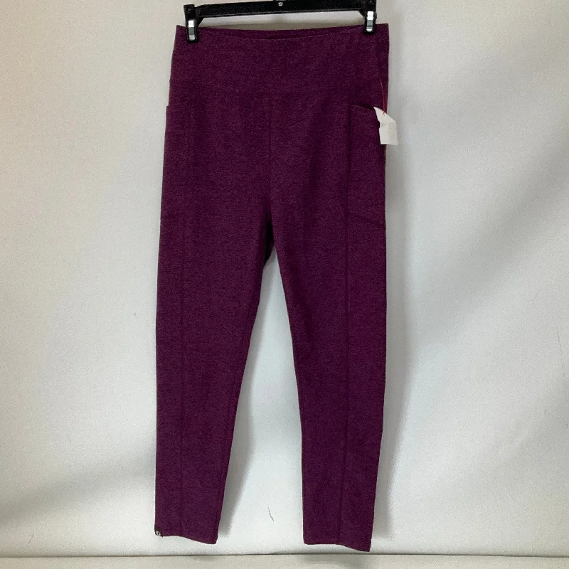 Athletic Leggings By Cmb In Purple, Size: S Trendy Men's Oversized