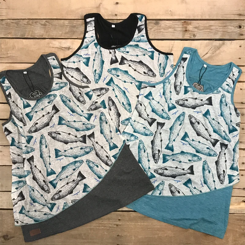 Salmon Tank Top Modern Men's 