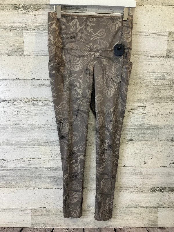 Tan Pants Leggings Chicos, Size S Monochromatic All