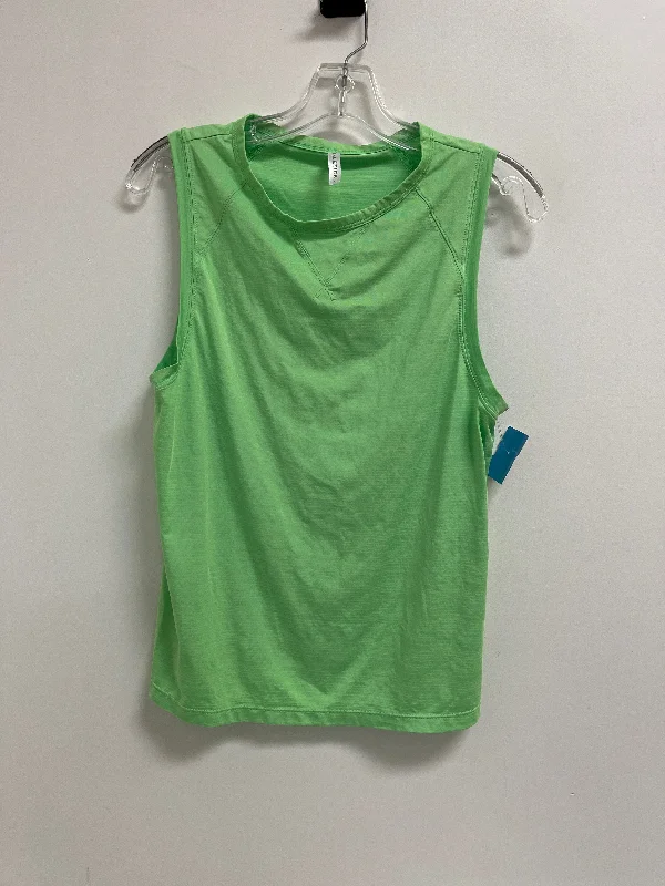 Athletic Tank Top By Fabletics In Green, Size: S Luxurious Men's High