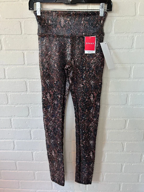 Snakeskin Print Pants Leggings Spanx, Size 4 Traditional Men's Country