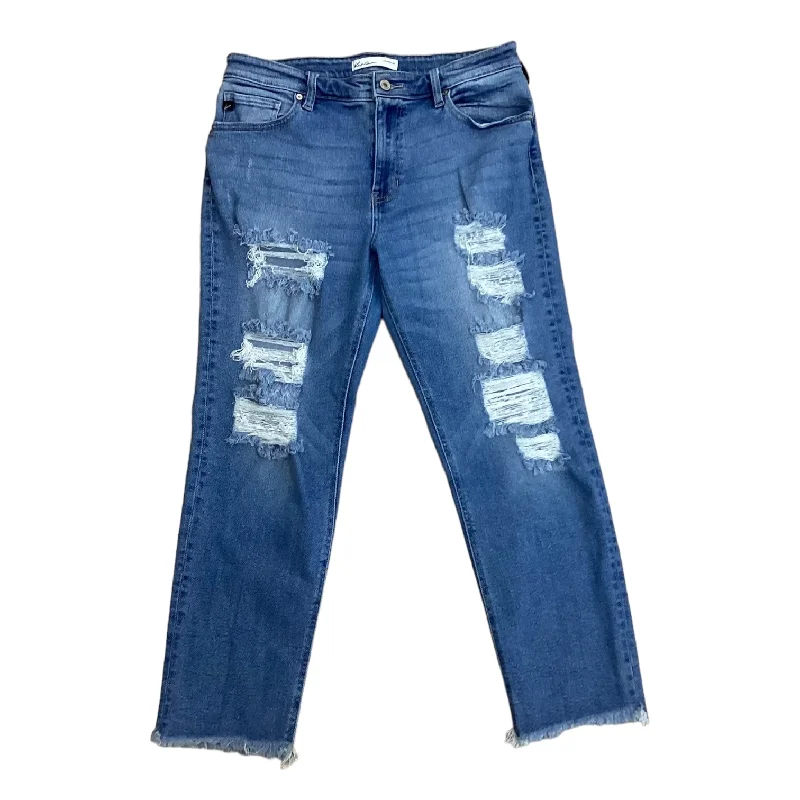 Blue Jeans Designer Kancan, Size 6 Bold Men's Statement