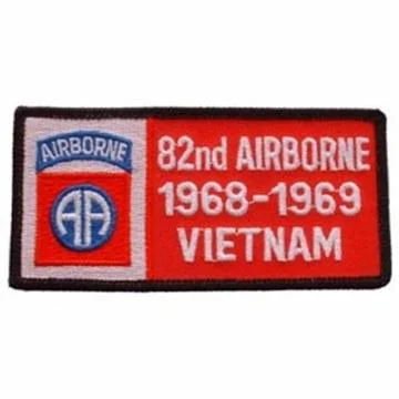 Viet Bdg Army 082ND Patch Cool Men's Distressed