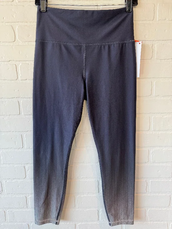 Athletic Leggings By Athleta In Blue & Grey, Size: 8 Masculine Men's 