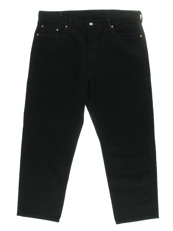 550 Mens Classic Rise Signature Relaxed Jeans Polished Men's Satin