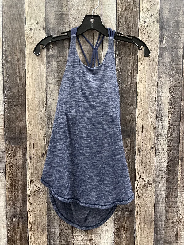 Athletic Tank Top By Lululemon In Navy, Size: 4 Unique Men's Patch