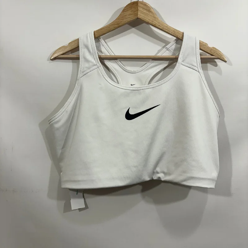 Athletic Bra By Nike Apparel In White, Size: 3x Hip Men's Retro