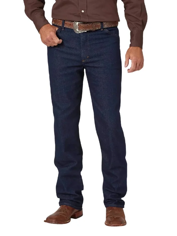 Cowboy Cut Slim Fit Jeans In Indigo Denim Preppy Men's College