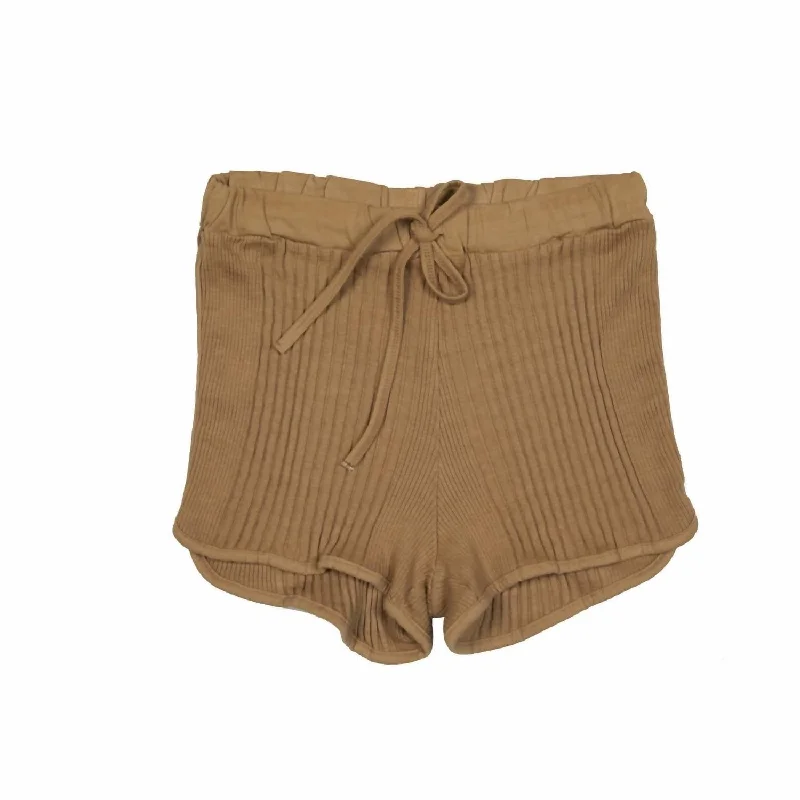 Kid's Rio Safari Shorts In Safari/sand Practical Men's Quick