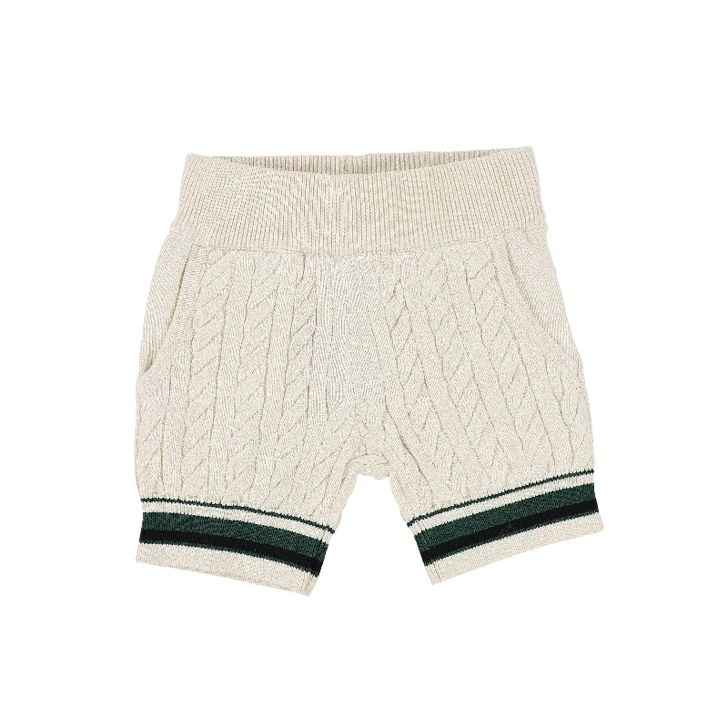 HARPER JAMES IVORY BRAIDED BLACK TRIM SHORTS [Final Sale] Youthful Men's Anime