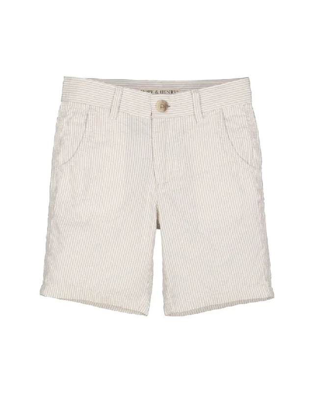 Hope & Henry Seersucker Short Luxurious Men's High