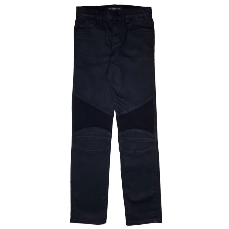 Boys' Rogue Slim Moto Jean In Black Earthy Men's Hemp