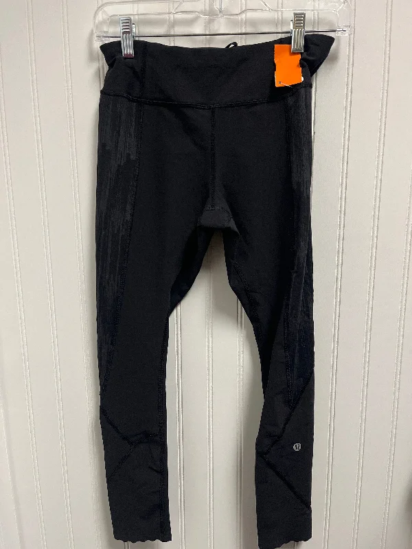 Athletic Leggings By Lululemon In Black, Size: S Edgy Men's Punk