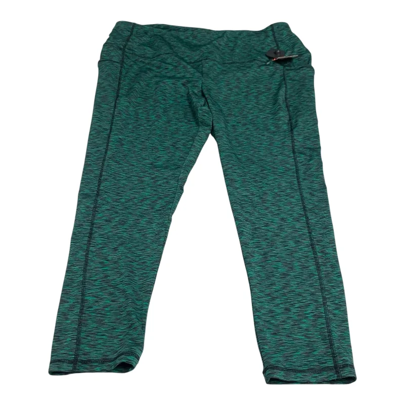 Athletic Leggings By Chicos In Green, Size: Xxl Classic Men's Pin