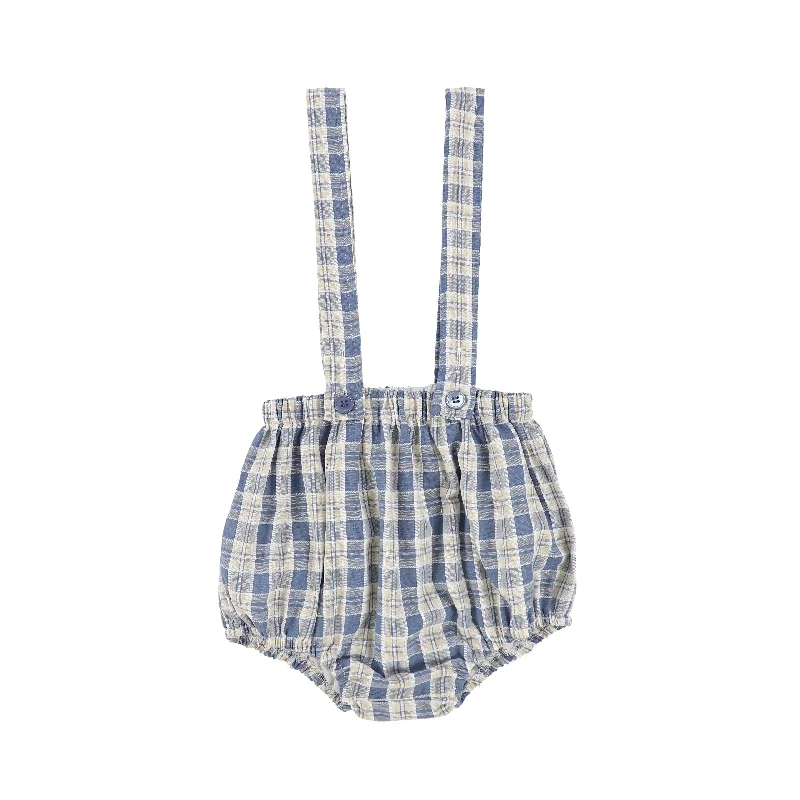 BAMBOO BEIGE PLAID SUSPENDER BLOOMERS [Final Sale] Bold Men's Animal