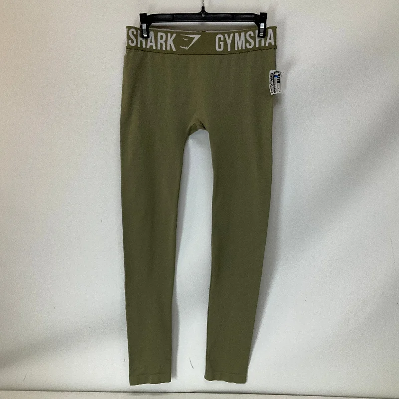 Athletic Leggings By Gym Shark In Green, Size: S Monochromatic All