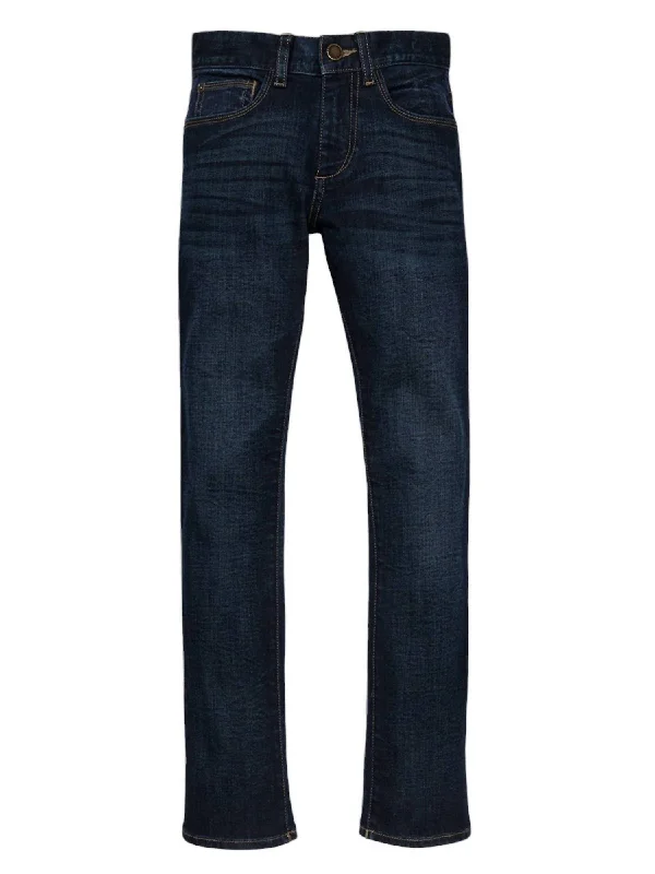 Boy's Brady Slim Ferret Denim Jeans In Dark Indigo Vacation