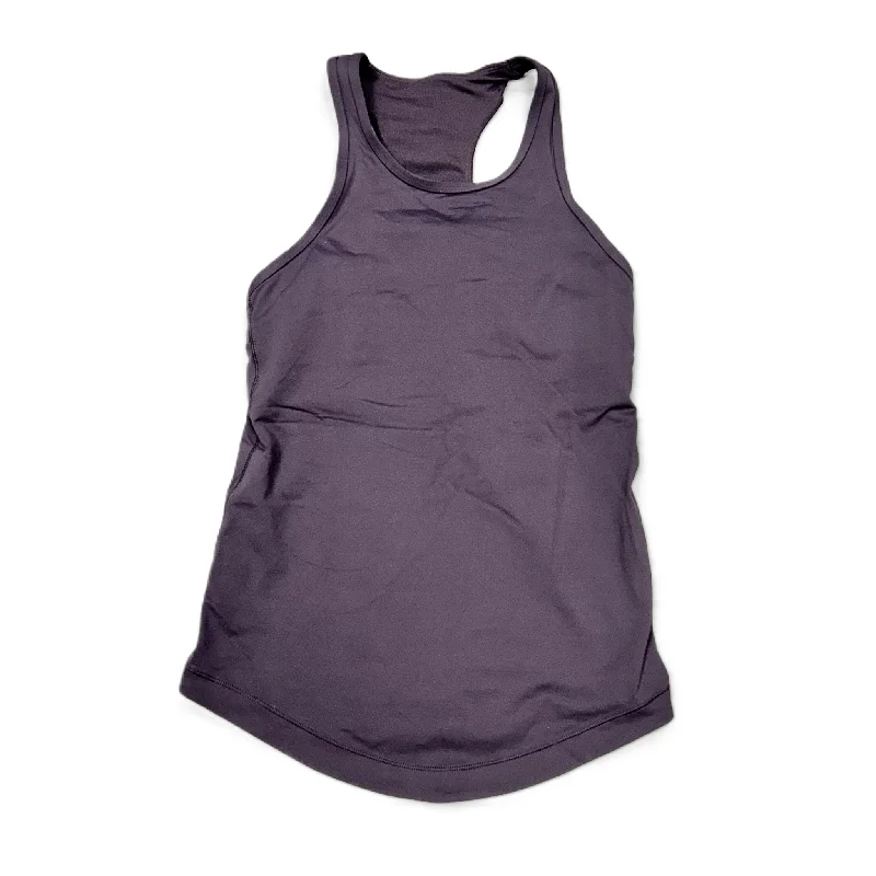 Athletic Tank Top By Lululemon In Purple, Size: S Polished Men's Silk