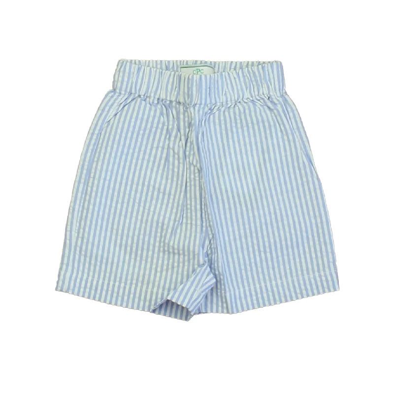 Classic Prep Boys Blue & White Stripe Shorts Size: 9-12 Months Earthy Men's Sustainable 