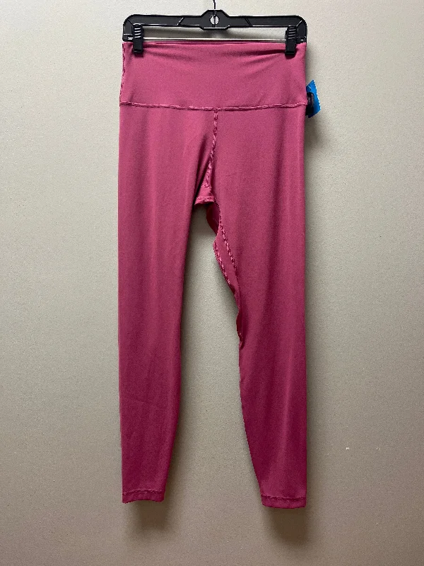 Athletic Leggings By Lululemon In Pink, Size: 10 Trendy Men's Oversized