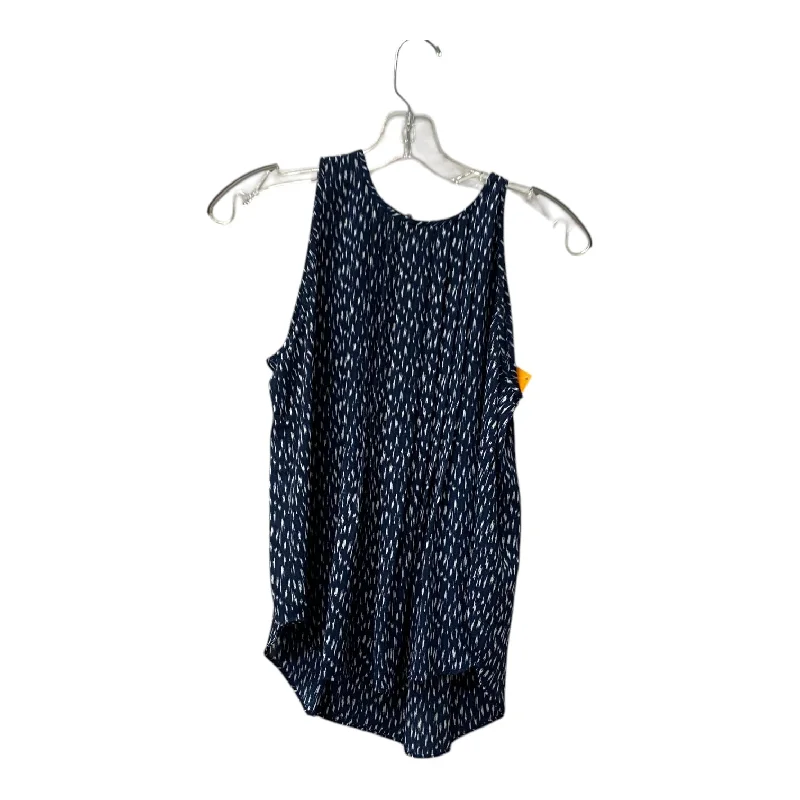 Top Sleeveless By Ann Taylor In Blue, Size:Xs Artistic Men's Avant