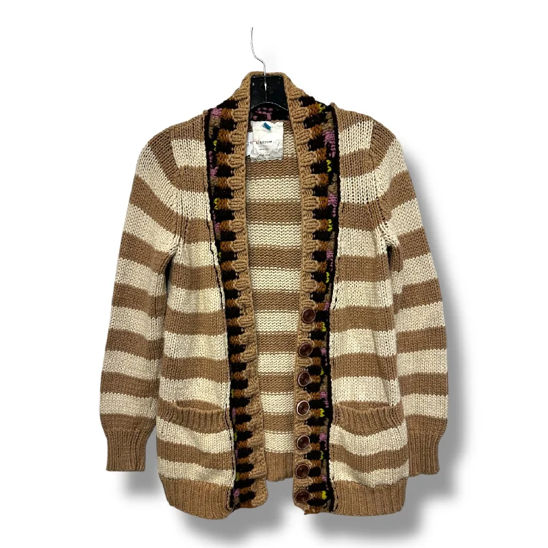 Cardigan By Sparrow - Anthropologie In Tan, Size: M Elegant Men's Cashmere