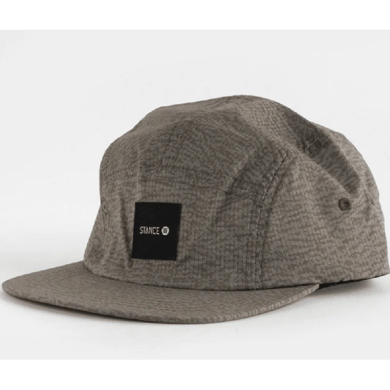 Stance Kinectic 5 Panel Adjustable Cap - Taupe Masculine Men's Thick