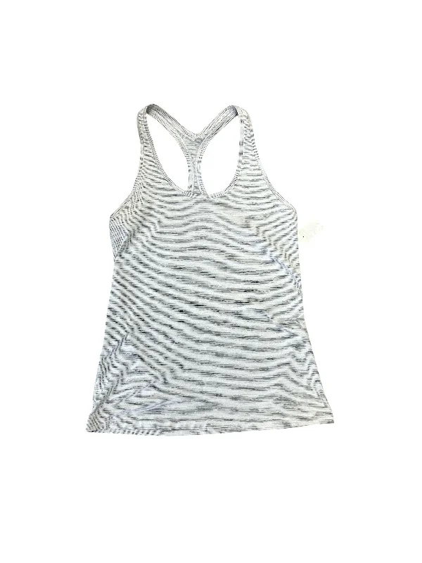 Athletic Tank Top By Lululemon In Grey, Size: 10 Polished Men's Satin