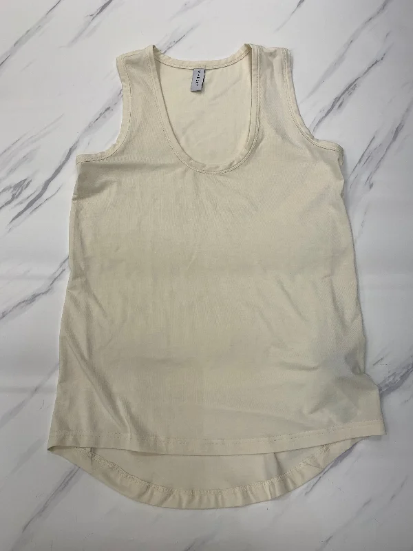 Athletic Tank Top By Varley In Cream, Size: Xs Tough Men's Tactical