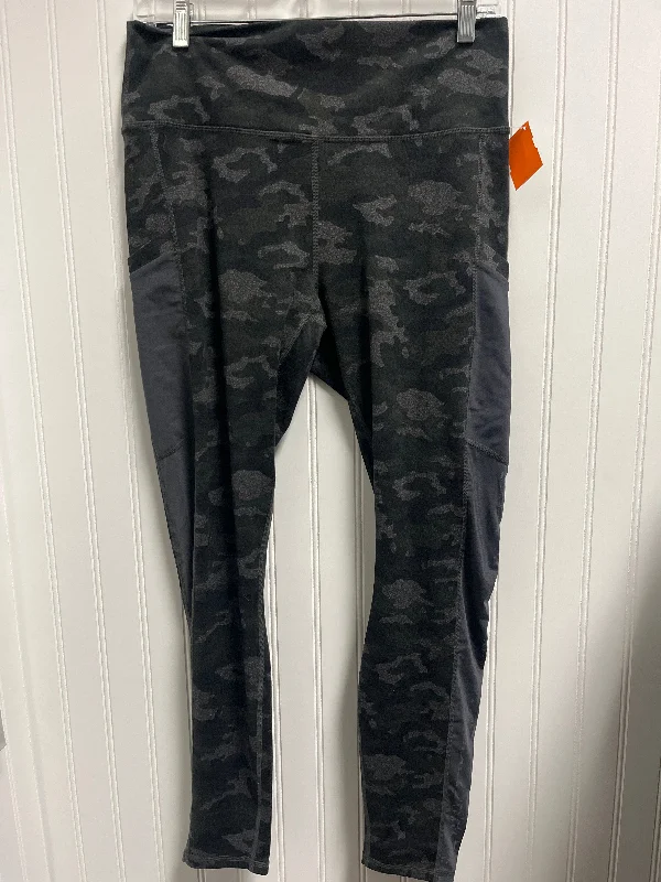 Athletic Leggings By Fabletics In Camouflage Print, Size: L Stylish Men's Tropical 