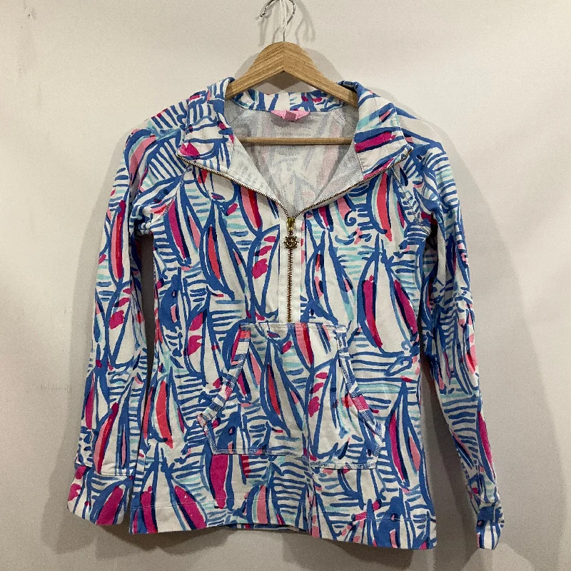 Athletic Top Long Sleeve Collar By Lilly Pulitzer In Multi-colored, Size: Xs Earthy Men's Sustainable 