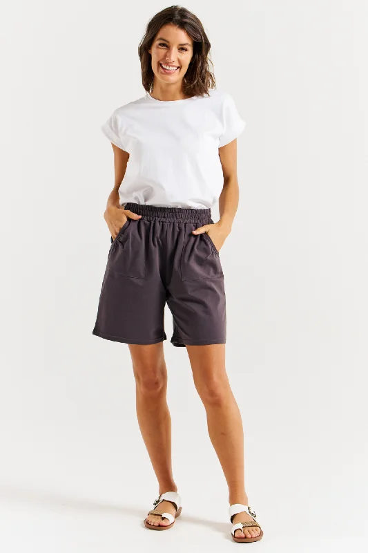 Betty Basics Harvard Short Smoke Trendy Men's Oversized