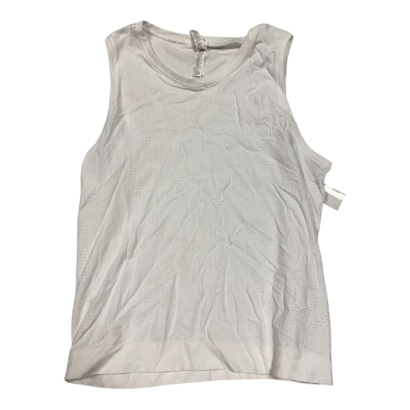 Athletic Tank Top By Athleta In White, Size: Xl British Gentleman Style