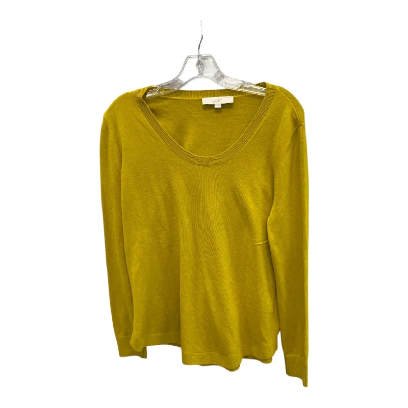 Sweater By Loft In Yellow, Size:L Street