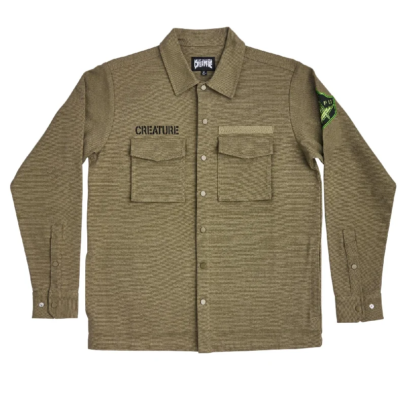 Creature Recruiter Lightweight Jacket - Army Sophisticated Men's 