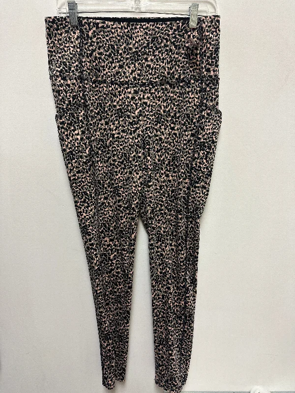 Athletic Leggings By Chicos In Animal Print, Size: 8 Hip Men's Retro