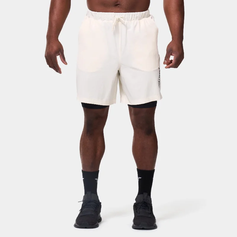 Core 7'' ProTech 2-in-1 Shorts - Pearl White Casual Men's Japanese 