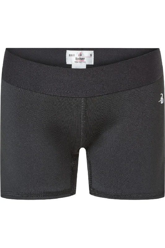 Badger Girls´ Pro-Compression Shorts Masculine Men's Thick