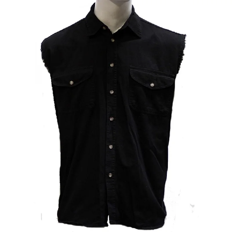 Men's Dream Denim Sleeveless Shirt Bold Men's Animal