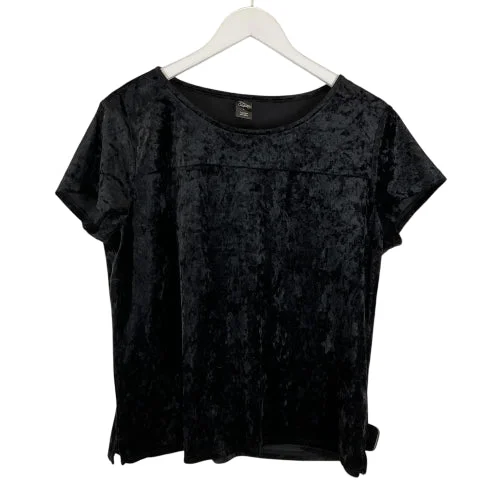 Top Short Sleeve By City Streets In Black, Size: L Bohemian Men's Free