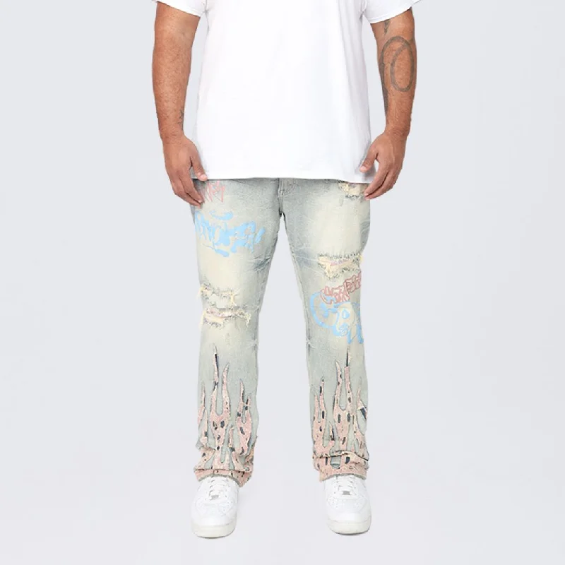 Big and Tall - Dystopia Jeans Hip Men's Urban