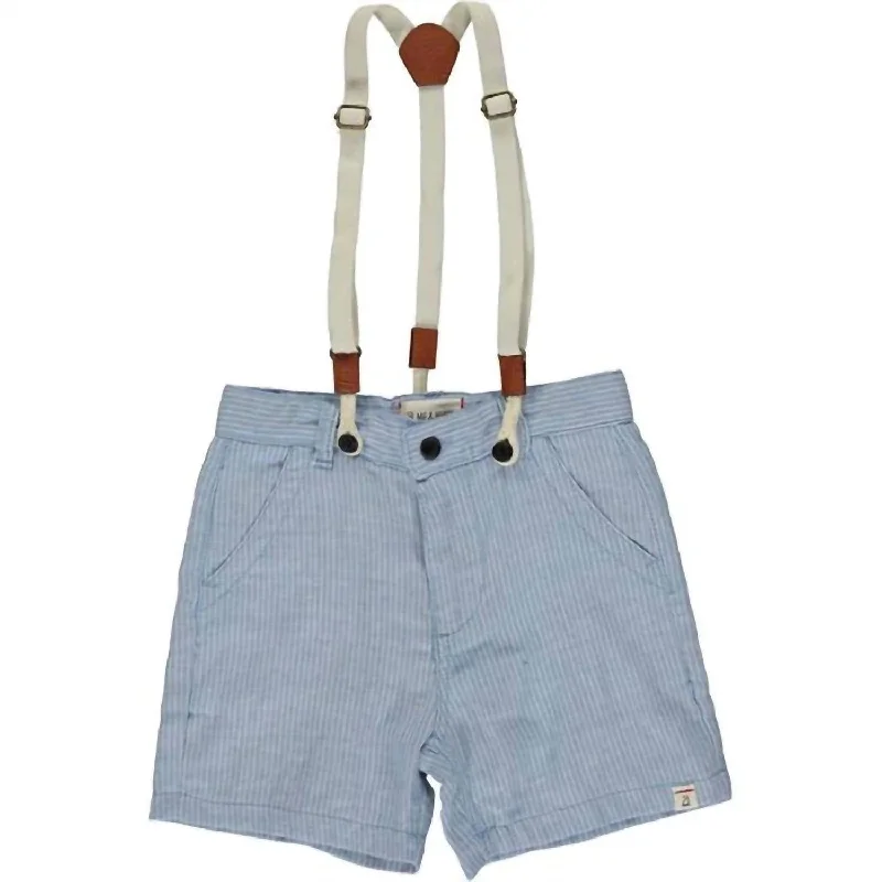 Boys Captain Shorts In Blue Relaxed Men's Beach