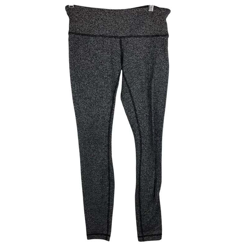 Athletic Leggings By Lululemon In Grey, Size: 6 Traditional Men's Wool