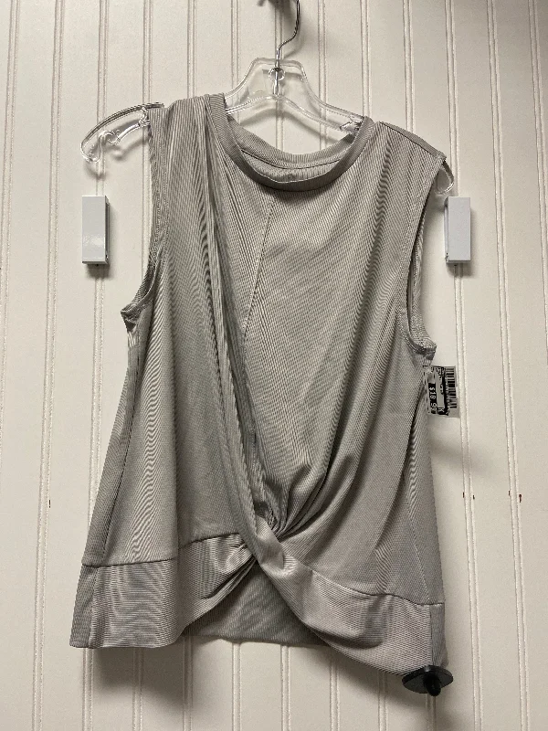 Athletic Tank Top By Apana In Grey, Size: L Casual Men's Loose