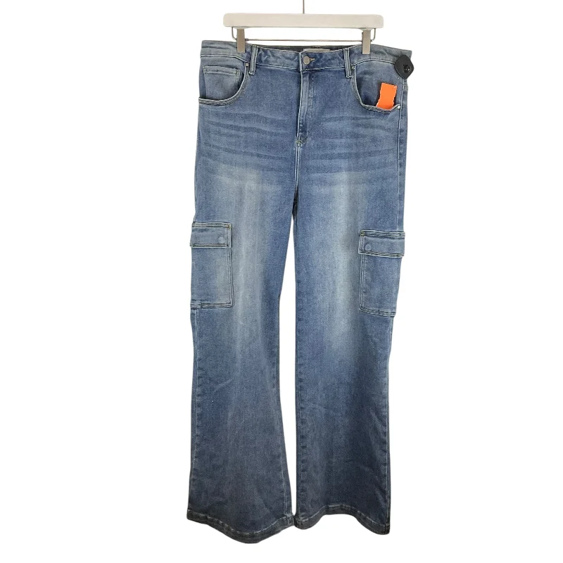 Jeans Wide Leg By Risen  Size: 2x Hip Men's Urban