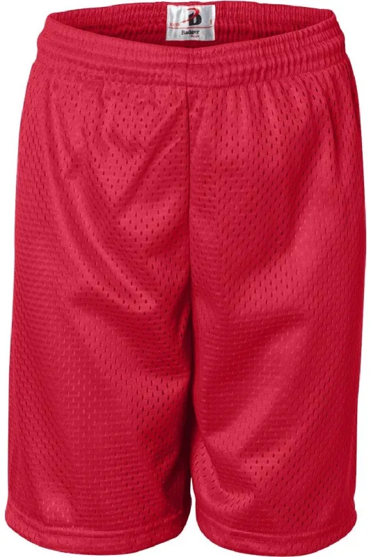 Badger Youth Pro Mesh 6 Shorts Stylish Men's Neon