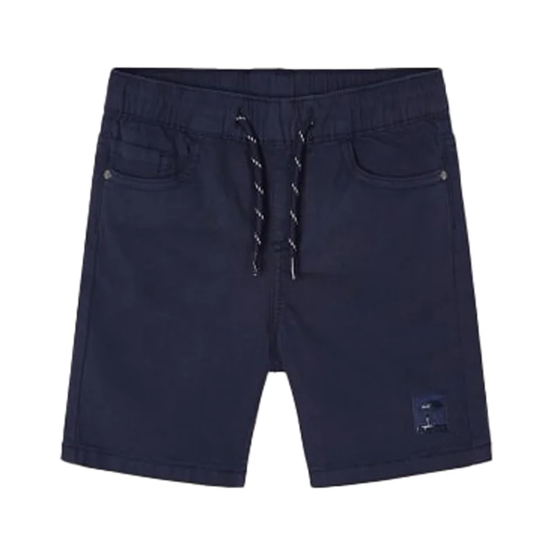 Navy Blue Drawstring Bermuda Shorts Lumberjack