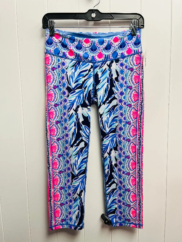 Blue & Pink Pants Leggings Lilly Pulitzer, Size S Dynamic Men's Glow