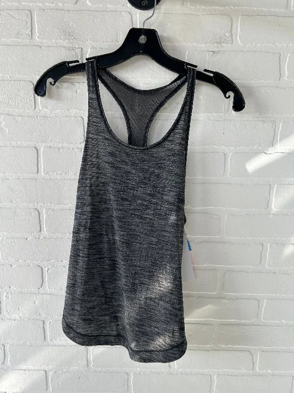 Athletic Tank Top By Lululemon In Black & Grey, Size: S Traditional Men's Country